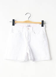 Short fermeture zippée sous rabat boutonné taille normale blanc TIFFOSI femme