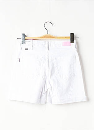 Short fermeture zippée sous rabat boutonné taille normale blanc TIFFOSI femme
