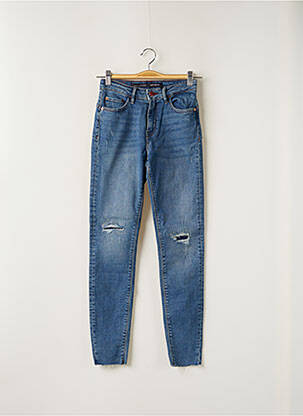 Jeans skinny push-up taille haute bleu TIFFOSI femme