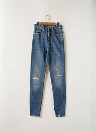 Jeans skinny taille haute taille haute bleu TIFFOSI femme