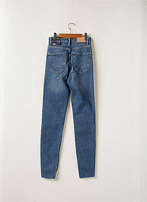 Jeans skinny effet usé délavé taille haute bleu TIFFOSI femme
