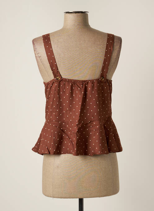 Top marron TIFFOSI pour femme