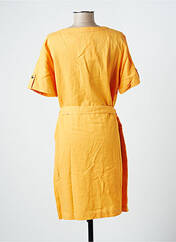 Robe mi-longue orange C'EST BEAU LA VIE pour femme seconde vue