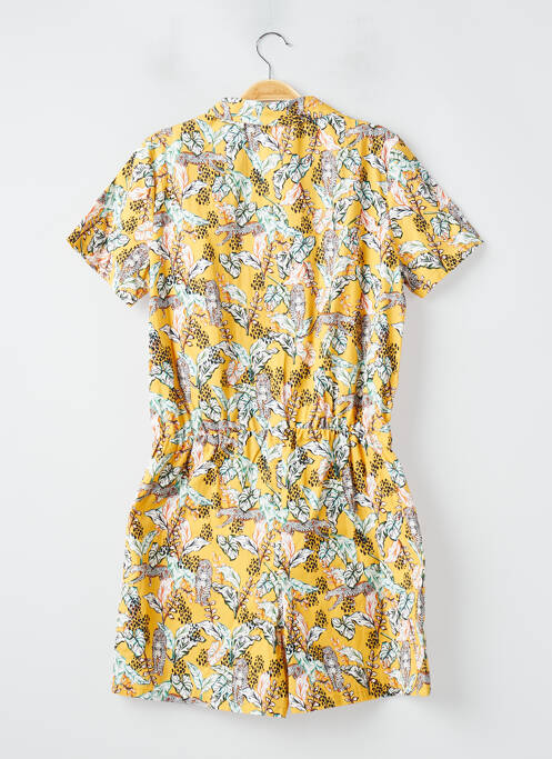 Combishort jaune C'EST BEAU LA VIE femme