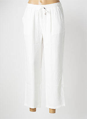 Pantalon 7/8 blanc JULIE GUERLANDE pour femme