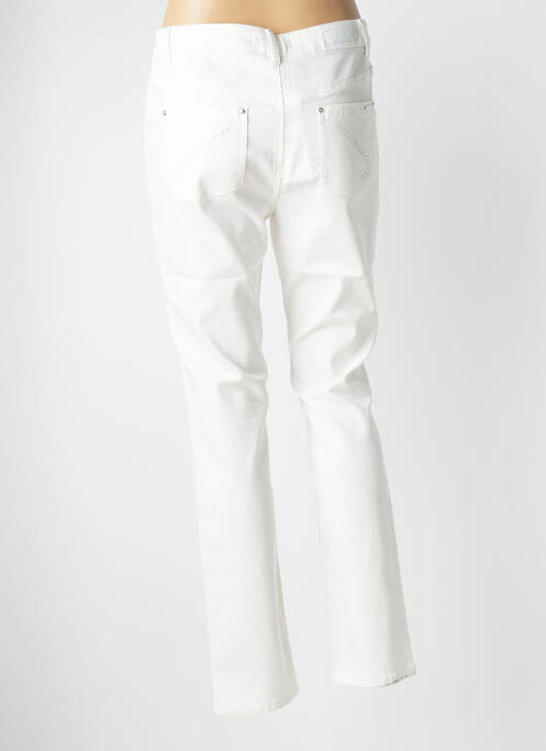 Pantalon droit blanc FRED SABATIER pour femme