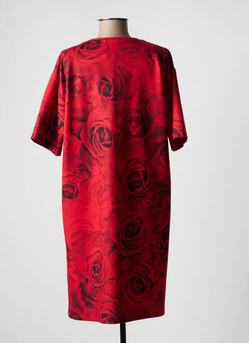 Robe mi-longue rouge LESLIE pour femme