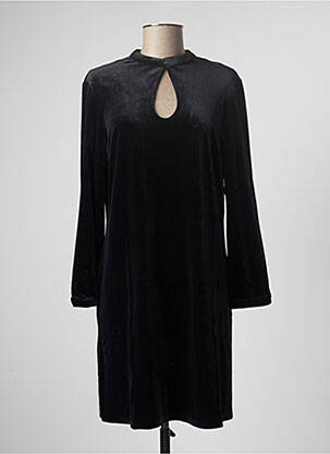 Robe mi-longue noir BENETTON pour femme