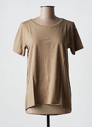 T-shirt marron BENETTON pour femme