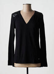 T-shirt noir BENETTON pour femme seconde vue