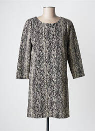 Robe courte manches 3/4 manches 3/4 noir VINTAGE LOVE femme