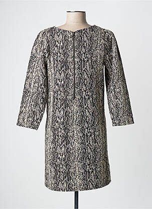 Robe courte manches 3/4 manches 3/4 noir VINTAGE LOVE femme