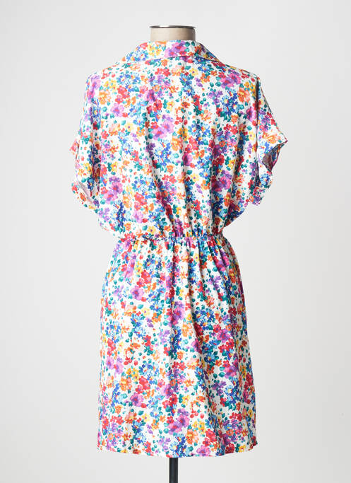 Robe courte blanc VINTAGE LOVE pour femme