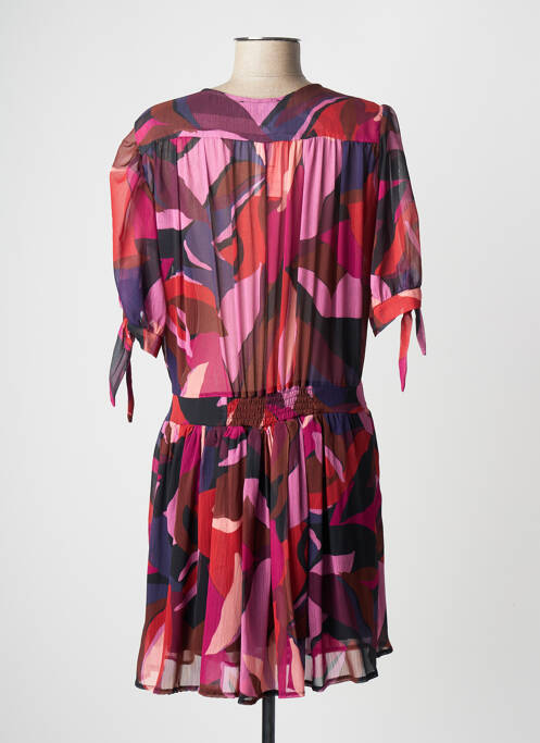 Robe mi-longue rouge RUE DES ABBESSES pour femme