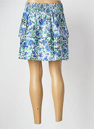 Jupe courte taille haute bleu GRACE & MILA femme