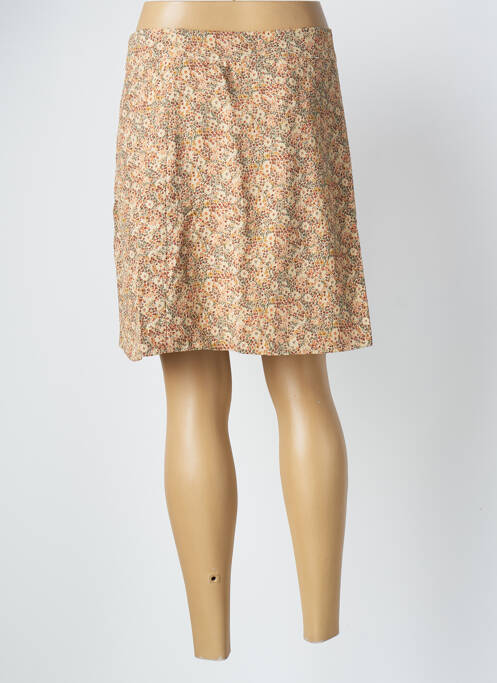 Jupe courte beige LOVIE & CO pour femme