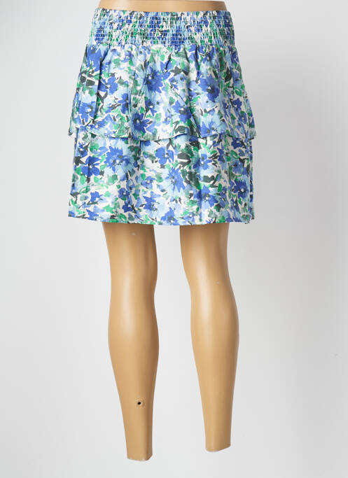 Jupe courte bleu GRACE & MILA pour femme