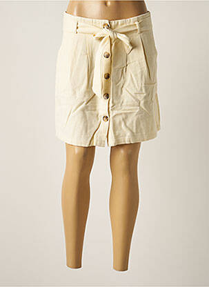 Jupe courte poches blanc Y'COO femme