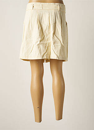 Jupe courte poches blanc Y'COO femme