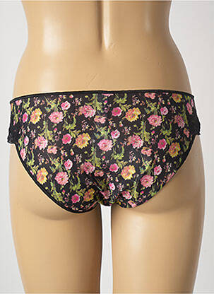 Culotte effet matière satinée noir PALADINI femme