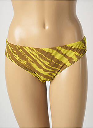 Culotte effet matière satinée jaune ANDRES SARDA femme