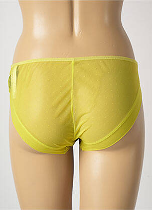 Culotte effet matière satinée jaune ANDRES SARDA femme