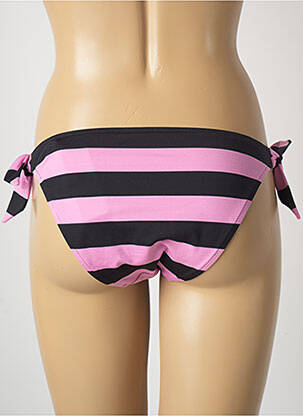 Bas de maillot de bain effet matière satinée bikini noir ANDRES SARDA femme