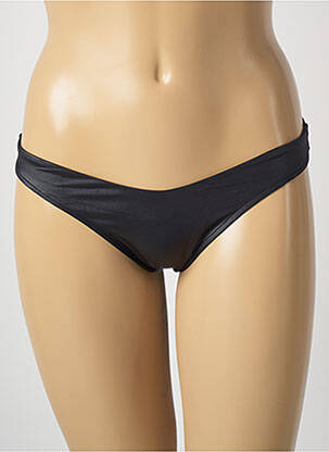Bas de maillot de bain effet matière satinée culotte noir ANDRES SARDA femme