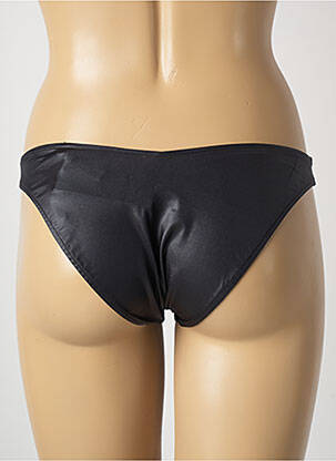 Bas de maillot de bain effet matière satinée culotte noir ANDRES SARDA femme