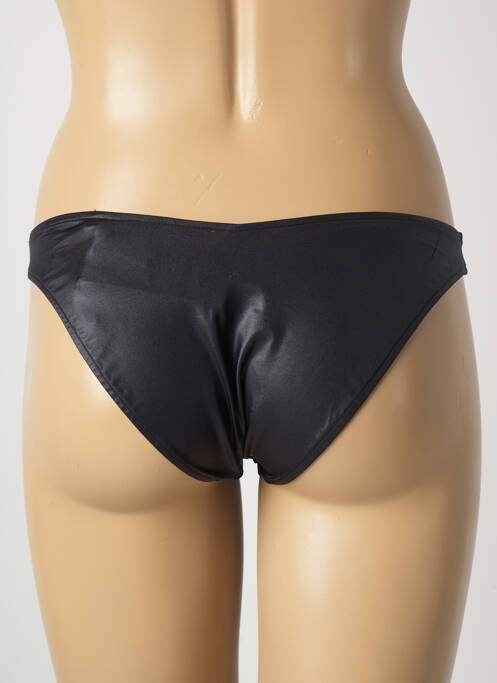 Bas de maillot de bain effet matière satinée culotte noir ANDRES SARDA femme