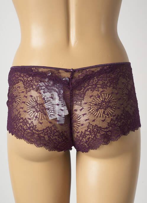 Shorty violet PALADINI pour femme