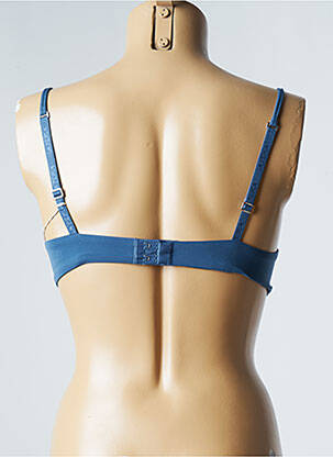 Soutien-gorge effet matière satinée haut soutien-gorge push-up bleu LA PERLA femme
