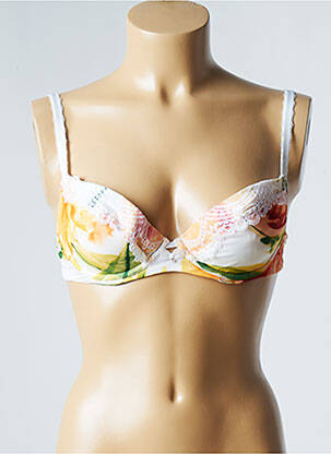 Soutien-gorge effet matière satinée haut soutien-gorge moulé orange WACOAL femme