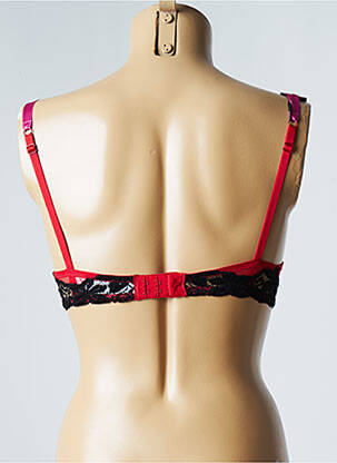 Soutien-gorge effet matière satinée haut soutien-gorge push-up rose ANDRES SARDA femme
