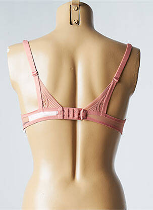 Soutien-gorge effet matière satinée haut bandeau rose CHANTELLE femme