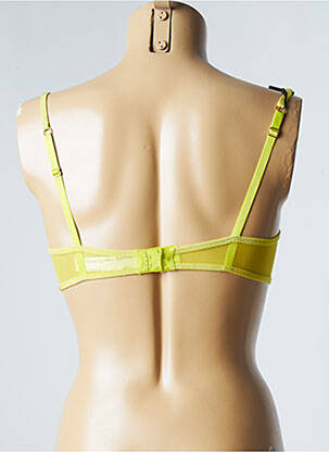 Soutien-gorge effet matière satinée haut soutien-gorge emboitant vert ANDRES SARDA femme