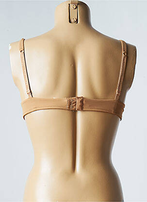 Soutien-gorge effet matière satinée haut triangles chair LA PERLA femme