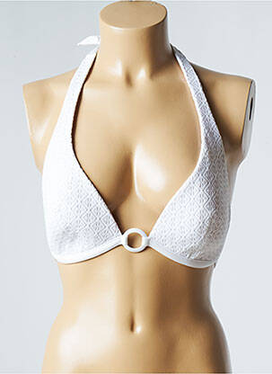 Haut de maillot de bain haut triangles haut triangles blanc ANDRES SARDA femme