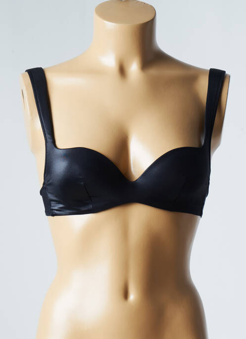 Haut de maillot de bain stretch haut soutien-gorge moulé noir ANDRES SARDA femme