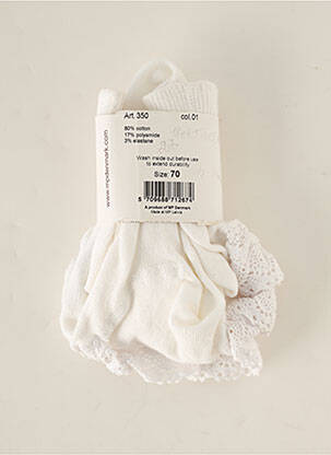 Collants stretch beige MP DENMARK fille