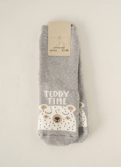 Chaussettes gris STORY LORIS pour enfant