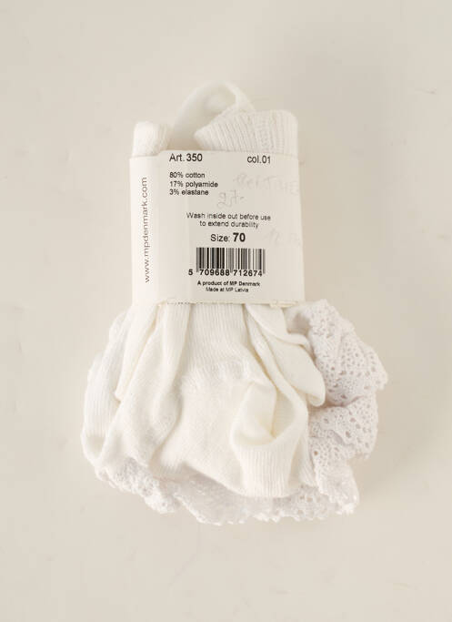 Collants beige MP DENMARK pour fille