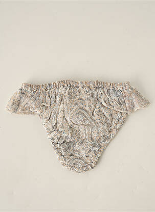 Bas de maillot de bain tissage satiné rose LOUIS*LOUISE fille