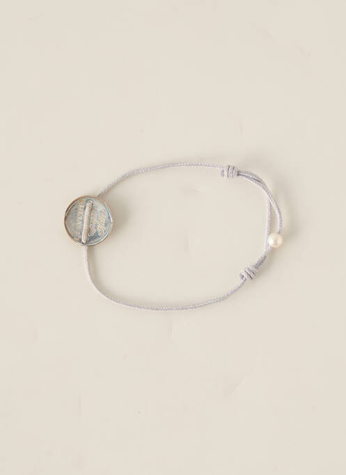Bracelet matériaux argent gris CLAVERIN enfant