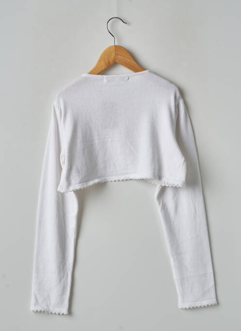 Boléro blanc LES PETITS INCLASSABLES pour fille