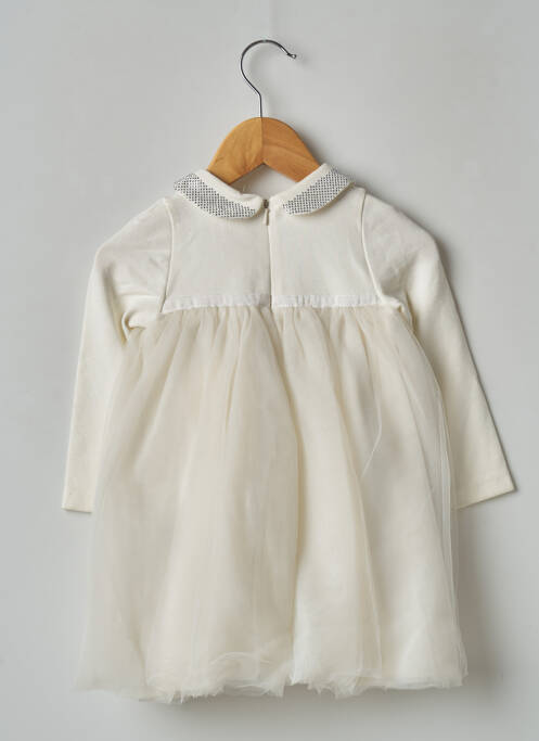 Robe longue beige MONNALISA pour fille