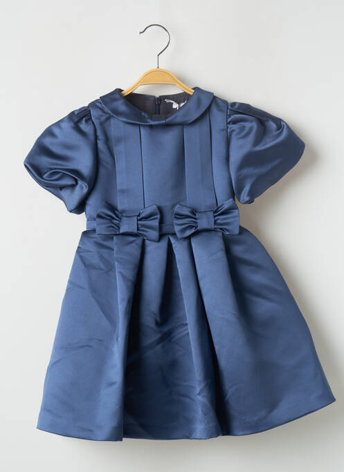 Robe mi-longue bleu PATACHOU pour fille