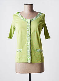 Pyjama manches courtes vert OSCALITO femme
