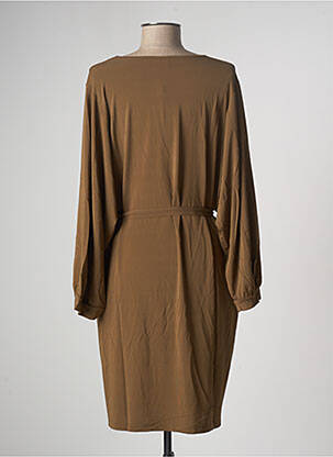 Robe mi-longue manches longues manches longues vert MAX MARA femme