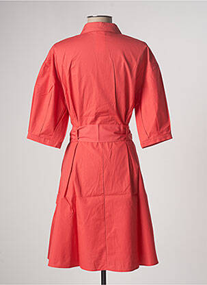 Robe mi-longue manches 3/4 manches 3/4 rouge PENNYBLACK femme